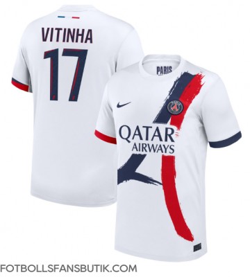 Paris Saint-Germain Vitinha #17 Replika Bortatröja 2024-25 Kortärmad